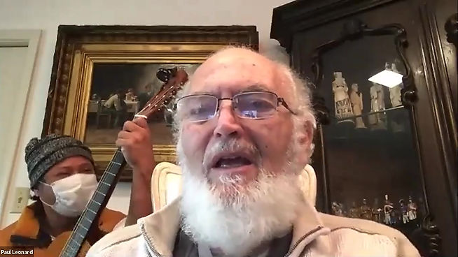 Alzheimer’s Patient & Caregiver Performing “You Are My Sunshine” on Zoom